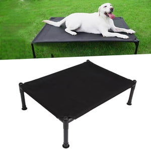 Lit de chien élevé, Refroidissement Respirant Lits de chien relevé, Portable Bolster Lit de lit de chien sans pieds glissés Lit de chiot pour Camping Plage Intérieur Extérieur