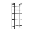 thumbnail image 1 of 3-Layer Storage Rack Above the Toilet,Stainless Steel Bathroom Storage Rack,Easy to Assemble,Space-Saving,62.99x18.5x9.84Inch,Over The Toilet Organizer,Toilet Storage, 1 of 8