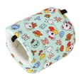 thumbnail image 3 of Hamster Hanging Cotton  , Made Of  Cotton And Sponge Small Pet Cotton   Adopts Cartoon Design  For Pets In Winter For Who Has Small Pets, 3 of 8