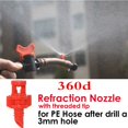 thumbnail image 2 of 50PC Micro Spray Jets 180d Watering Spray Misting Nozzle Sprinkler Irrigation, 2 of 3