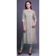thumbnail image 3 of Bimba Kurtis Droit Imprimé pour Femmes Robe Tunique d'Été Manches 3/4, 3 of 6