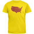 thumbnail image 1 of United States Of Bacon Youth Yellow T-Shirt, 1 of 1