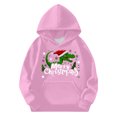 thumbnail image 4 of Girls Long Sleeve Tops, Pullover Sweatshirt with Crewneck and Pocket, 4 of 9
