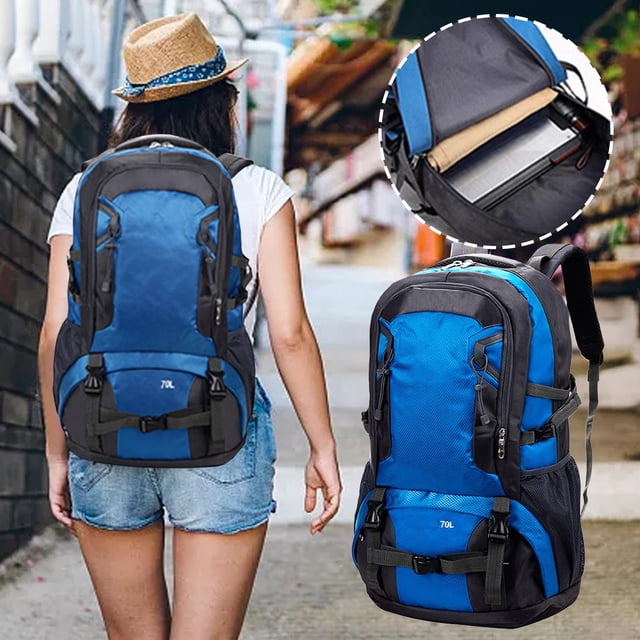 RXIRUCGD 2025 Nouveau Sac de Randonnée Multifonctionnel Été Grande Capacité Imperméable Sac à Dos de Randonnée Extérieur Réduction de Charge de Voyage