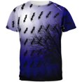 thumbnail image 1 of Halloween Bats in the Full Moon Light All Over Mens T Shirt, 1 of 2