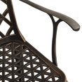 thumbnail image 5 of vidaXL Garden Chairs 2 pcs Cast Aluminium Bronze, 5 of 5