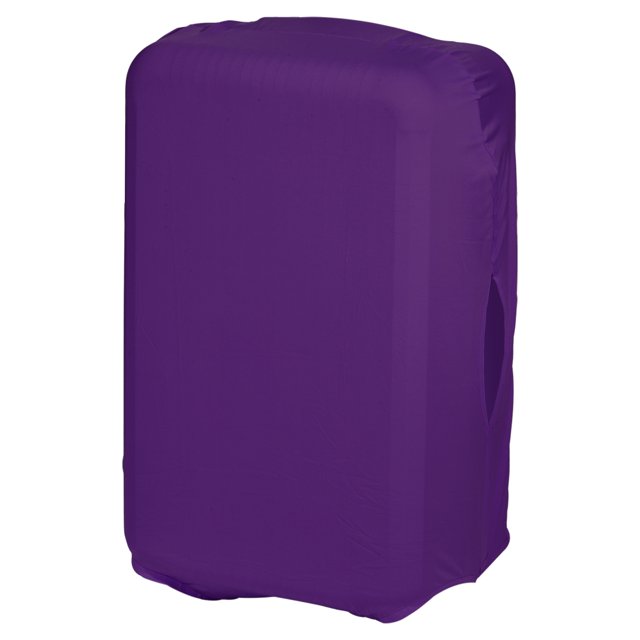 Unique Bargains Elastic Silk Travel Luggage Cover, Washable Protective Suitcase Protector Bag Purple for 28 Inch Wheeled Suitcase