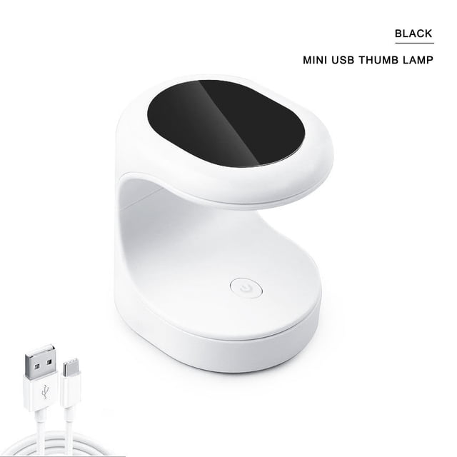 FcBaudy Mini Nail Piece Portable Phototherapy Lamp USB Nail Polish Baking Lamp Nail lights