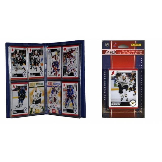 C & I Collectables 2010STARSTS LNH Dallas Stars sous Licence Ensemble d'Équipe de Pointage 2010 et Album de Rangement