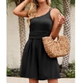 thumbnail image 1 of Shorts TopLLC pour Femmes Shorts pour Femmes Mode pour Femmes Uni Bretelle Simple Sans Manches Combinaison Shorts Pantalons Combinaison pour Femmes en Liquidation, 1 of 9
