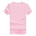 thumbnail image 1 of TIEVOSA T-Shirts Manches Courtes T-Shirt Uni Haut Garçon et Fille Unisexe Enfants Col Rond T-Shirt 3-12 Ans, 1 of 8