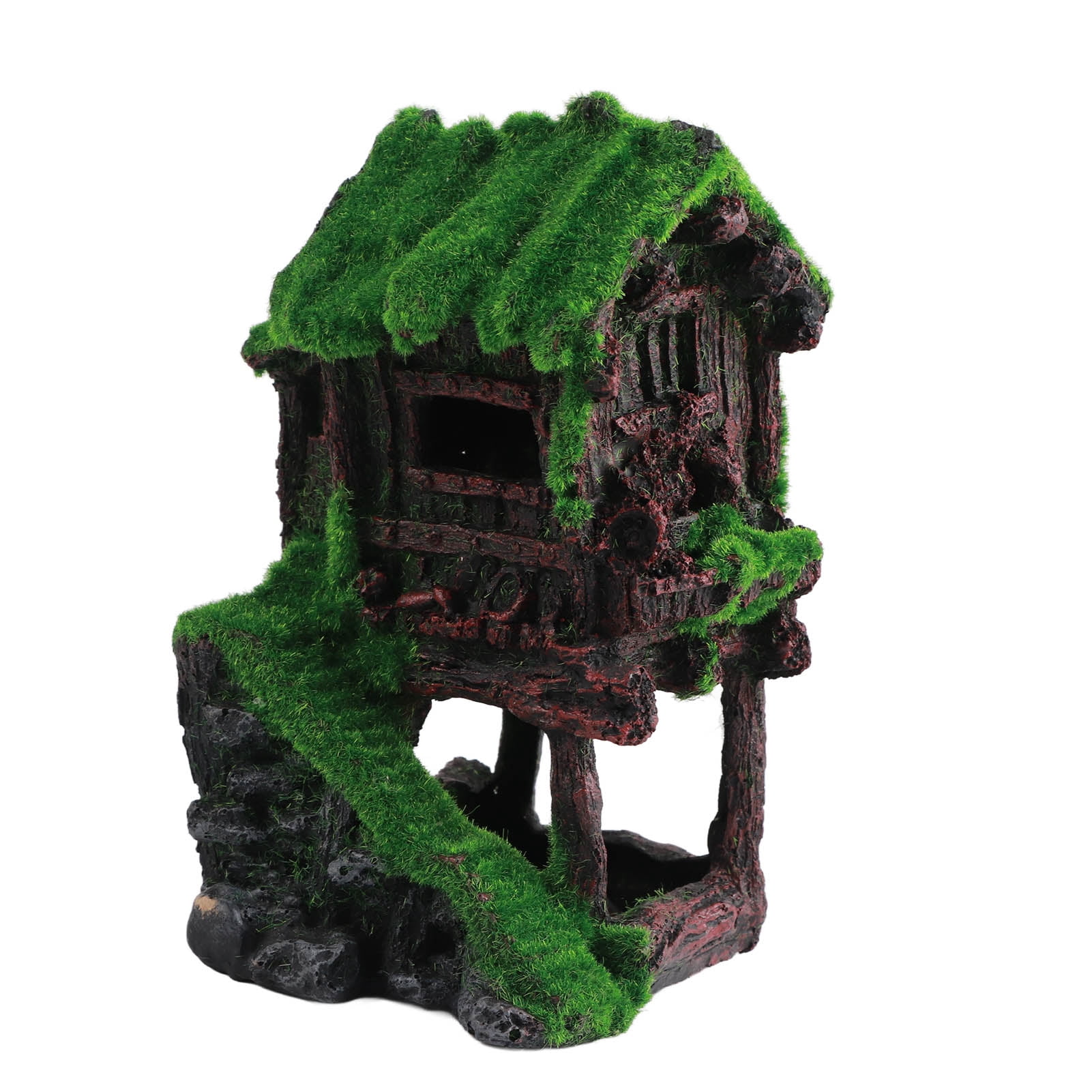Eco-Friendly Resin Aquarium Pavilion Decoration for Fish Tanks – Safe, Non-Toxic, and Easy to Clean Underwater Landscape Ornament for Saltwater and Freshwater Aquariums