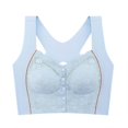 thumbnail image 4 of Timegard Front Closure Bras for Women Flower Lace Wireless Full Coverage Back Smoothing Comfortable Bra, 4 of 4