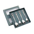 thumbnail image 3 of GROWTH TANK 4 Piece Spoon Fork Set, Pastry Forks and Teaspoon Set, Dessert Spoons, Stainless Argent, 3 of 9
