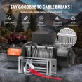 thumbnail image 4 of VEVOR Electric Winch Truck 18,000 lb Steel Cable IP65 Waterproof Remote Control, 4 of 9