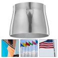 thumbnail image 3 of Concentric Reducer Stainless Steel Flagpole Connector Flagpole Section Adapter Joint Flagpole Connector for Outdoor Flagpole Diameter Transition Piece Flagpole Fitting, 3 of 9