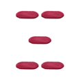 thumbnail image 3 of Thinsony Polyester Stylish Bathroom Carpet With Non-slip For Any Room Easy To Clean Bathroom Rugs Soft Winered 5Set, 3 of 6