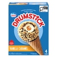 thumbnail image 1 of DRUMSTICK Cornets Vanille Au Caramel 4 x 140 ml, 1 of 7