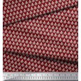 thumbnail image 2 of Soimoi Polyester Crepe Fabric Floral Block Print Fabric by Yard 52 Inch Wide, 2 of 3