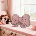 thumbnail image 4 of Tyidzon Dotted Bow Pillow Waist Pillow Home Decor Cuddle Pillow Holiday Gift, 4 of 6