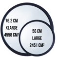 thumbnail image 2 of Mirrorize Canada IMP8435 Miroir Rond de 22 Po&44; Noir, 2 of 7