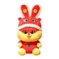 thumbnail image 2 of lionlar Nouvel An Chinois Rabbit Poupée Peluches Lapin Mignon pour Table Nouvel An Petit, 2 of 9