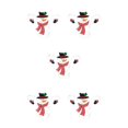 thumbnail image 3 of Wweixi Functional Accessories Christmas Wine Bottle And Glass Holder Versatile snowman 5Set, 3 of 6
