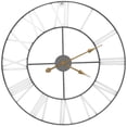 thumbnail image 1 of Decorative Large Metal Wall Clock for Living Room - Modern Farmhouse Wall Décor, 1 of 7