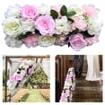 thumbnail image 4 of pitrice Faux Roses Artificial Flower Backdrop Home Backdrop Bridal Decor Wedding flower Office Bouquet Decoration, 4 of 8