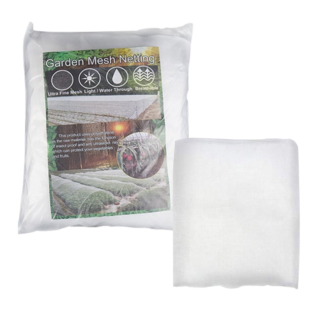 QualitChoice Filet Anti-Insectes de Jardin Réutilisable Respirant Filet Protecteur de Plantes Légumes Fruits Accessoire de Patio Serre 2x6M 1ensemble