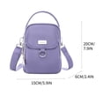 thumbnail image 2 of EGNMCR Organisateurs et Rangement de Garde-Robe, Sac Bandoulière Imperméable pour Femmes, Sac pour Téléphone Mobile à Compartiments Multiples Sac Messager pour Femmes Sac Décontracté en Toile Oxford Sac pour Femmes Épaule Bandoulière Rangement, 2 of 2