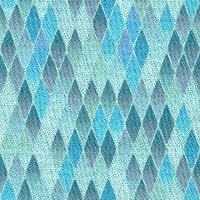 Ahgly Company Machine Washable Indoor Square Transitional Macaw Blue Green Area Rugs, 8' Square