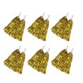 thumbnail image 1 of QualitChoice 6Pcs Cheerleading Pom Poms Hand Flower Adults Sports Game Basketball, 1 of 6