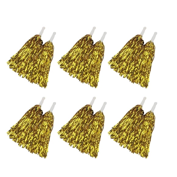 QualitChoice 6Pcs Cheerleading Pom Poms Hand Flower Adults Sports Game Basketball