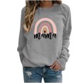 thumbnail image 1 of Hauts pour Femmes Manches Longues Pull Décontracté Imprimé Blouse Ample, 1 of 5
