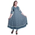 thumbnail image 1 of Bimba Kurti Indienne Ligne A Imprimée Anarkali pour Femmes Tunique Kurti Ethnique, 1 of 5