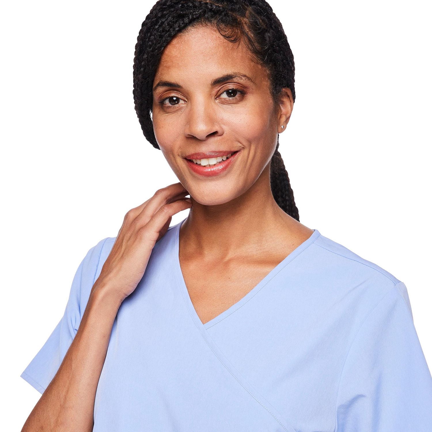 Haut d’uniforme médical drapé George pour femmes - Exclusivement en ligne