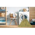 thumbnail image 2 of Ahgly Company Tapis d'Intérieur Rectangulaire de Style Transitionnel, Lavable à la Machine, Brun Doré Jaune, 7 Pieds x 10 Pieds, 2 of 7