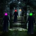 thumbnail image 1 of PEONAVET Witch Plugin Halloween Voice Control Induction Luminous People Holding Hands Witch, 1 of 8