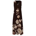 thumbnail image 3 of Innerwin Longues Robes Maxi à Imprimé Floral pour Femmes, Robe d'Été de Plage, Vacances, Sans Manches, Robe Débardeur Hawaïenne Style K 5TG, 3 of 4