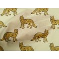 thumbnail image 4 of oneOone Organic Cotton Voile Fabric Fox Block Decor Fabric Printed BTY 42 Inch Wide, 4 of 4