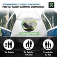 thumbnail image 2 of NEH Truck Bed Tent, Waterproof Truck Tents for Camping, Full Size Short Bed, 5.5 ft - 5.8 ft, Pickup Truck Tents For 2-3 People, Dual-Layer With Rainfly & Storage Bag, Portable Truck Tailgate Tent, 2 of 8