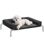 PawHut Elevated Dog Bed, Portable Raised Dog Cot with Breathable Mesh