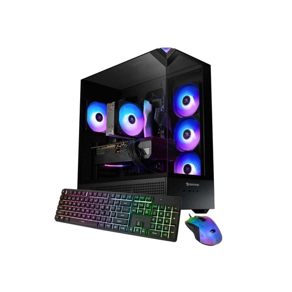 iBUYPOWER Élément PC de Jeu de Bureau - Intel Core i7 14700F, NVIDIA GeForce RTX 5060 8 Go, 16 Go DDR5 RGB RAM, 1 To NVMe SSD