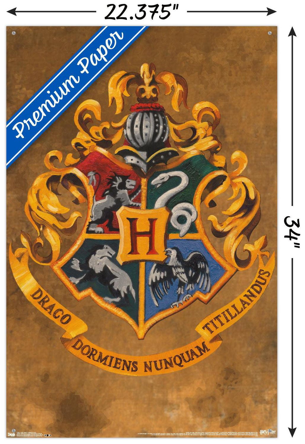 Le Monde des Sorciers : Harry Potter - Blason de Poudlard