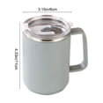 thumbnail image 4 of Tasse à Café de Voyage, Gobelet à Café Portable Réutilisable, Tasse Bouteille Isolée sous Vide, Tasse à Café Isolée avec Poignée et Couvercle, Tasse à Café Thermique sous Vide à Double Paroi en Acier Inoxydable, Tasse à Café de Voyage, 4 of 9