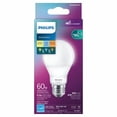 thumbnail image 3 of PHILIPS LED 60W A19 SceneSwitch bulbTunable White 2200K/2700K/5000K Non-Dimmable LED Light Bulb, 3 of 6