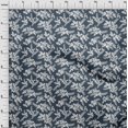 thumbnail image 4 of oneOone Georgette Viscose Teal Blue Fabric Tropical Sewing Craft Projects Fabric Prints By Yard 42 Inch Wide, 4 of 5