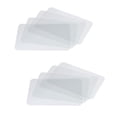 thumbnail image 1 of TIELUTT 8PC Double Fully Transparent Placemat Dining Room Table Set for 4 round Plate Mat Set 4 round Place Mats for Kitchen Table round Dining Table Set for 4 under 300 Place Mates for Tables Hot, 1 of 5