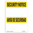 thumbnail image 1 of SignMission OS-SN-A-1218-L-11508 Panneau de Sécurité OSHA de 12 x 18 Po - Inscription Bilingue Vierge, 1 of 1